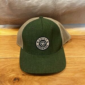 Ariat Olive and Beige Mesh Cap